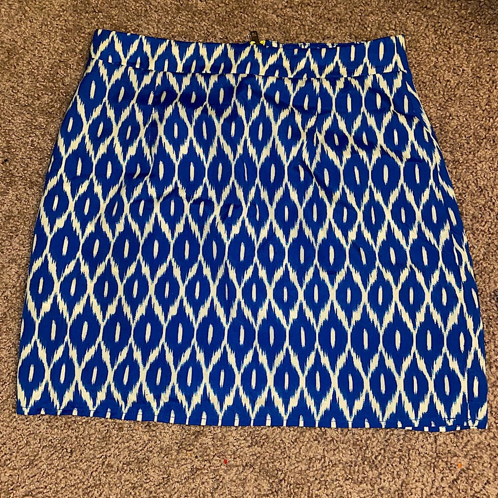 Francesca’s ~ printed contrast skirt